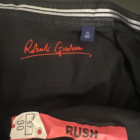 Robert Graham Contrast Long Sleeve Shirt XL 100% cotton Gently worn - Picture 5 of 5